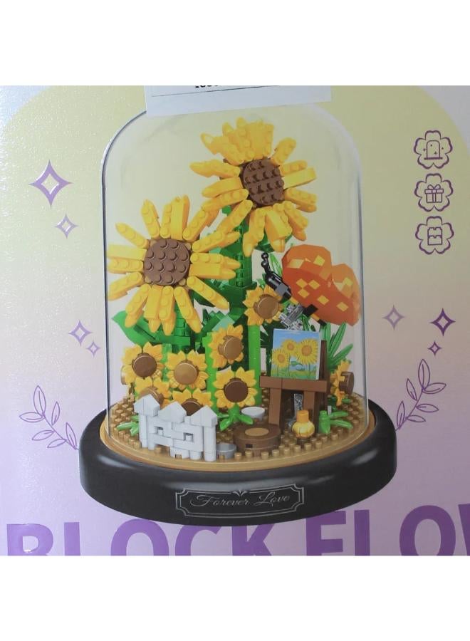 Sunflower-Shaped Building Blocks – 558 Pieces - Image 3