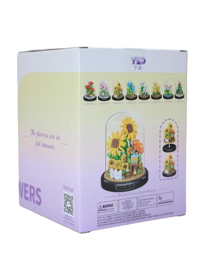 Sunflower-Shaped Building Blocks – 558 Pieces - Image 2