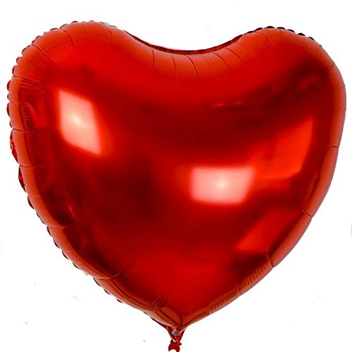 Evisha Red I Love You and 5 Pcs Red Heart Foil Aluminum Balloons| Gift for Valentine| Valentine Gift | Valentines Day Gift |Valentines Day Decoration Items| Party Decoration Items - Image 2