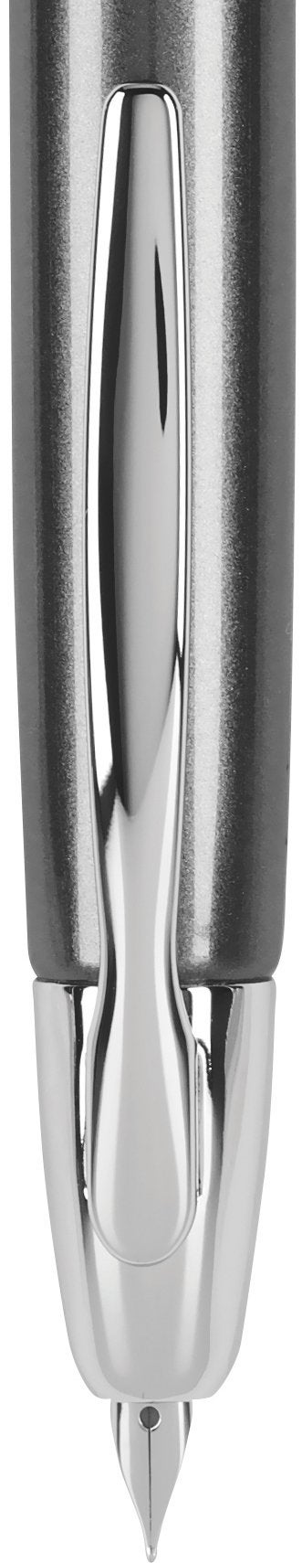 PILOT مجموعة قلم الحبر الجاف القابل للتعبئة والقابل للسحب من بايلوت، برميل رمادي معدني مع لمسات من الروديوم، حبر أزرق، رأس متوسط (60533) - Image 4