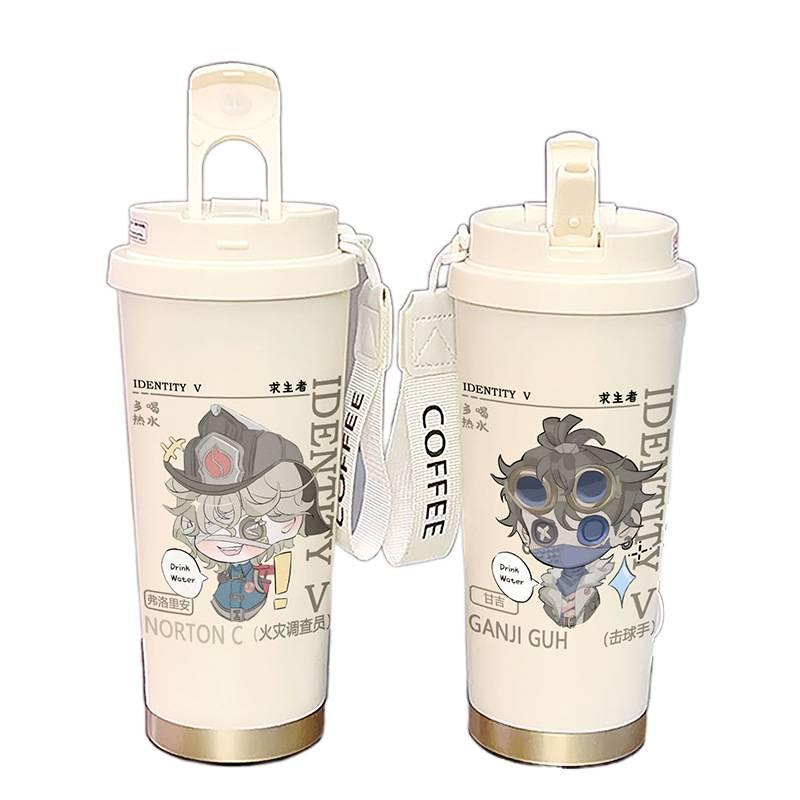 قارورة مياه للأطفال باللون الأبيض - 520 ml من الستانلس ستيل من ستانلس ستيل - Image 5