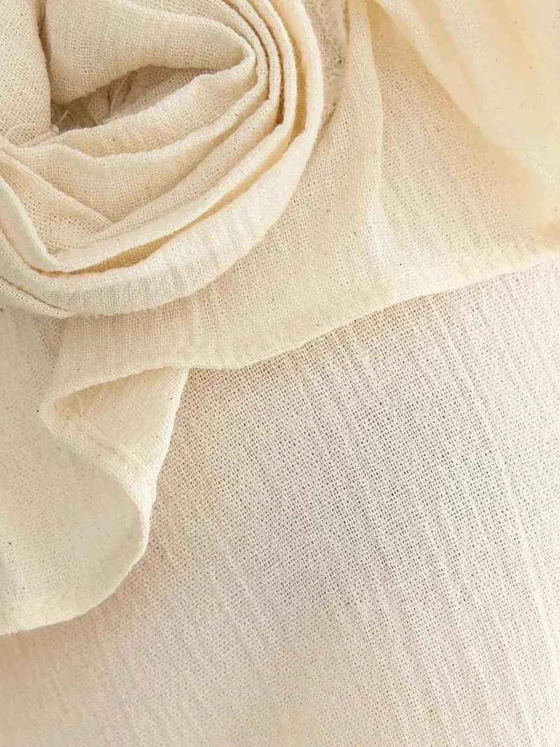 HICCUP One-Shoulder Ruffled Blouse