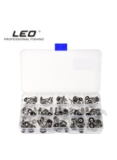 LEO مجموعة حلقات توجيه قضبان البحر، حلقات الأسلاك، ملحقات معدات الصيد  - Image 3
