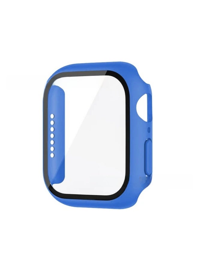 Suitable For Apple Watch S9s8 Case Tempered Glass Film Frosted Pc Shell Iwatchs8 Shell Film Integrated Protective Shell - Image 1