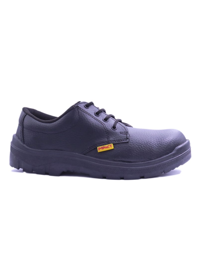 RNS Low Ankle Leather Safety Shoes, Lightweight Durable, Oil & Acid Resistant, Slip Resistant Industrial Work Boots with Electrical Hazard Protection for Men - Image 3