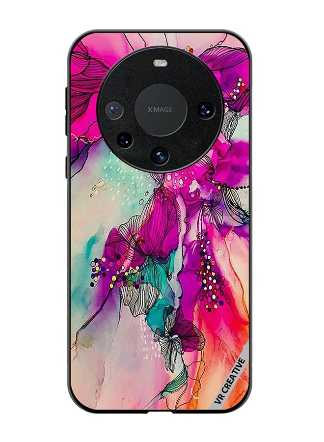 VR CREATIVE Protective Case Cover For Huawei Mate 60 Pro Aesthetics Painting Design  Multicolour - Image 1
