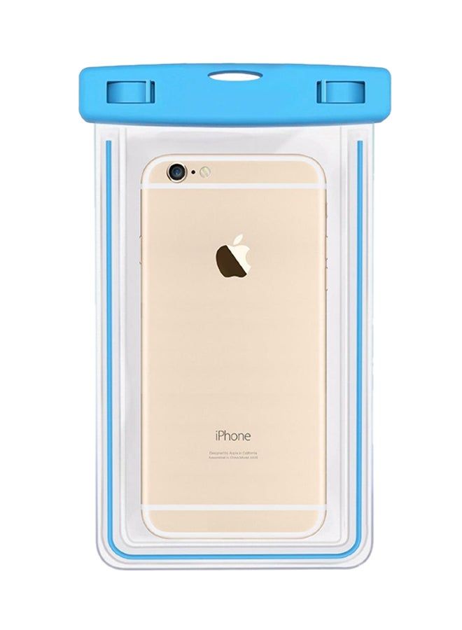vesus Waterproof Bag Case Cover For Apple iPhone 6s Plus Clear/Blue