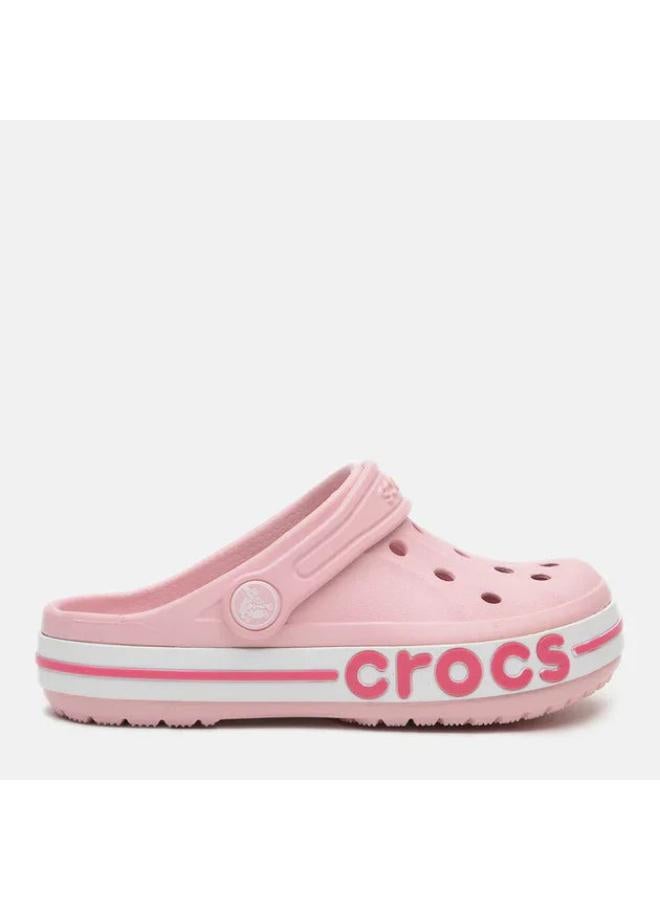 crocs Girls Pink Crocs Slippers - Image 1