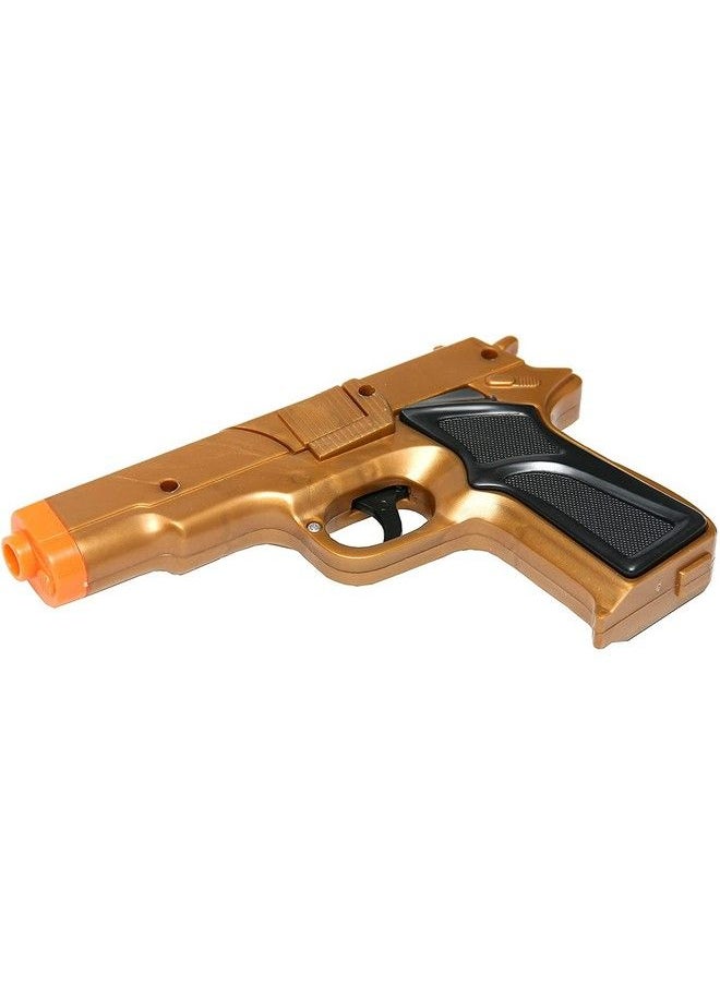 ARCADY - Set Of 2 Golden Cap Gun Toy Revolver Pistol Detective Police Cowboy - Image 1