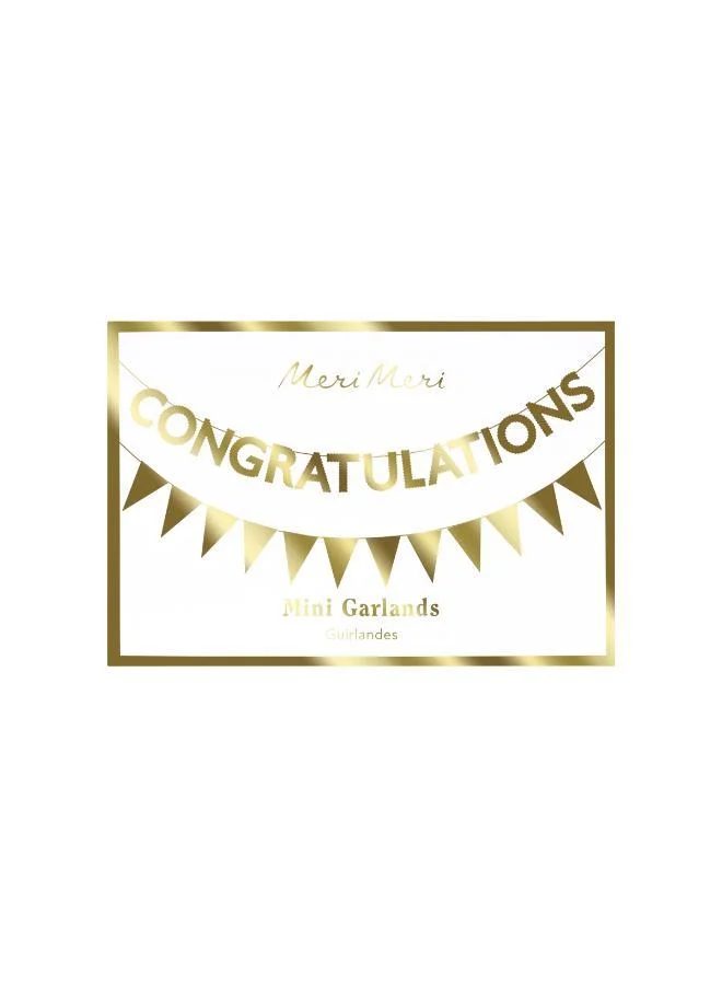 Meri Meri Congratulations Mini Matchbox Garland Set