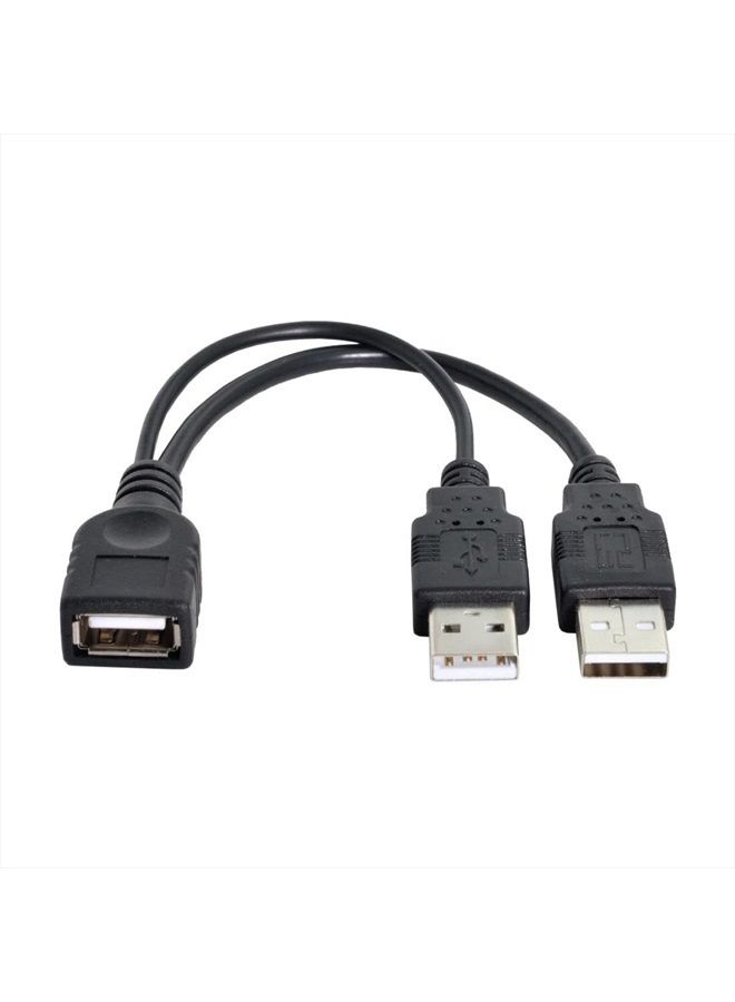 Chenyang كابل تمديد بيانات طاقة إضافية USB 2.0 نوع A 1 أنثوي إلى 2 ذكري لمحرك الأقراص الصلبة المحمول 2.5 بوصة - Image 1