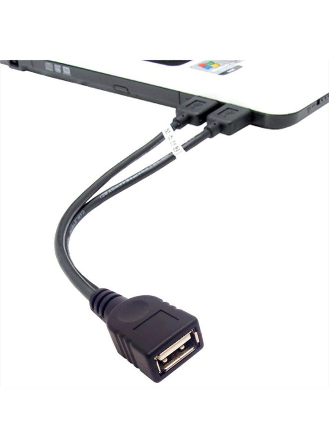 Chenyang كابل تمديد بيانات طاقة إضافية USB 2.0 نوع A 1 أنثوي إلى 2 ذكري لمحرك الأقراص الصلبة المحمول 2.5 بوصة - Image 3