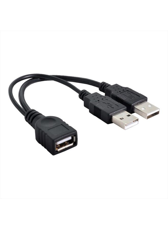 Chenyang كابل تمديد بيانات طاقة إضافية USB 2.0 نوع A 1 أنثوي إلى 2 ذكري لمحرك الأقراص الصلبة المحمول 2.5 بوصة - Image 5