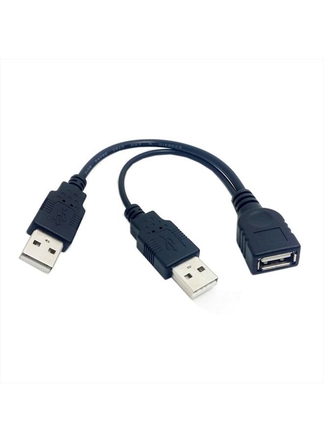 Chenyang كابل تمديد بيانات طاقة إضافية USB 2.0 نوع A 1 أنثوي إلى 2 ذكري لمحرك الأقراص الصلبة المحمول 2.5 بوصة - Image 4
