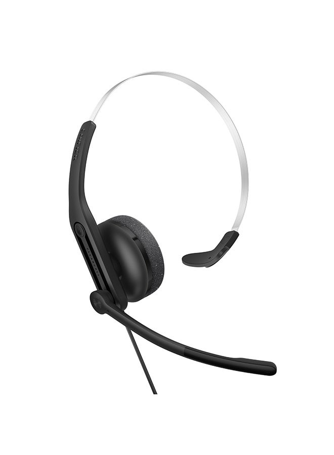 Edifier CC100 Wired Mono Headset, Built-in mic with AI noise cancellation technology Black - Image 3