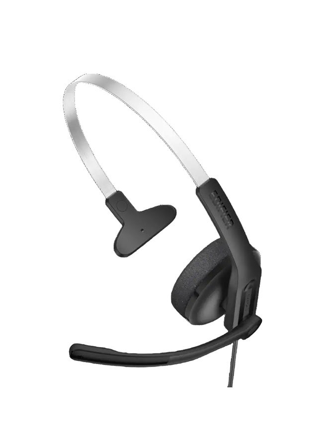 Edifier CC100 Wired Mono Headset, Built-in mic with AI noise cancellation technology Black - Image 4