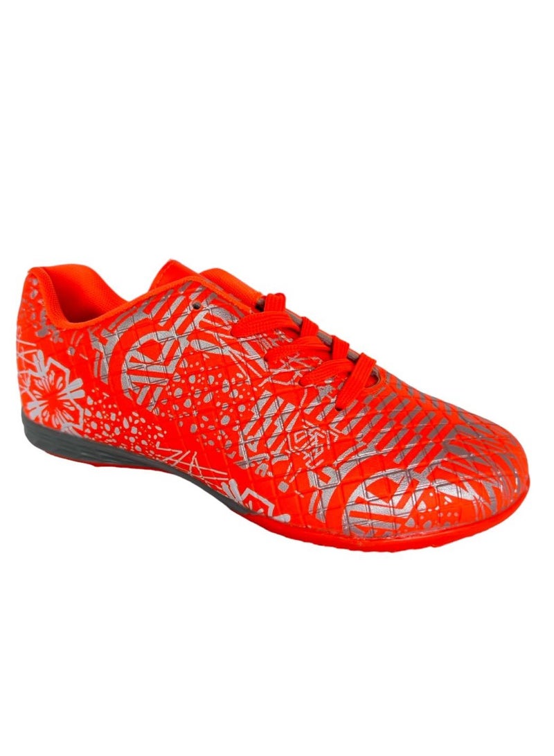 Youth tartan five-a-side lace-up football shoes - Image 1