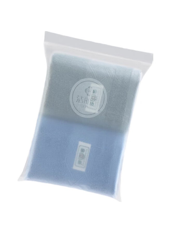 Grace Towels, 7A Antibacterial Xinjiang Cotton Face Towels, Soft Pure Cotton Bath Towels For Home Use, Men'S Face Towels, 2-Pack - Image 1