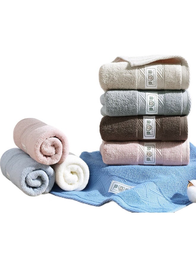 Grace Towels, 7A Antibacterial Xinjiang Cotton Face Towels, Soft Pure Cotton Bath Towels For Home Use, Men'S Face Towels, 2-Pack - Image 3