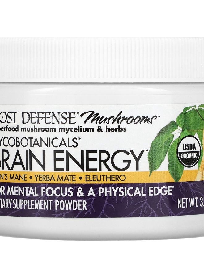 Host Defense Mushrooms MycoBotanicals Brain Energy 3.5 oz (100 g)
