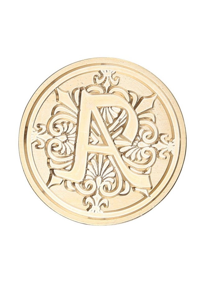 Mornajina Classic Wooden Letter A Alphabet Letter Initial Wax Classic Sealing Wax Seal Stamp  - Image 5