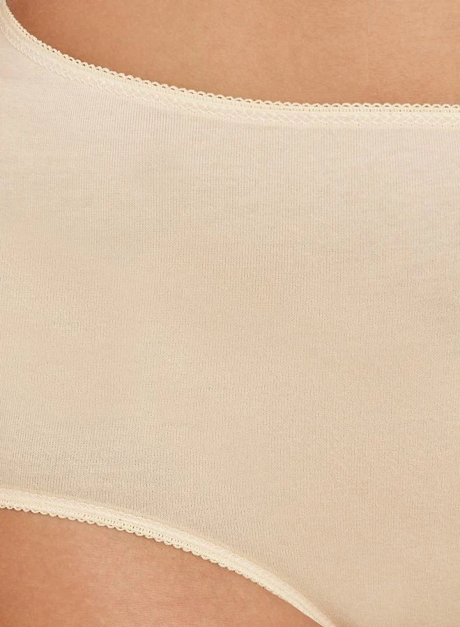 Styli Styli Pack of 5 - Cotton Solid Full Briefs