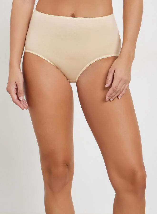 Styli Styli Pack of 5 - Cotton Solid Full Briefs
