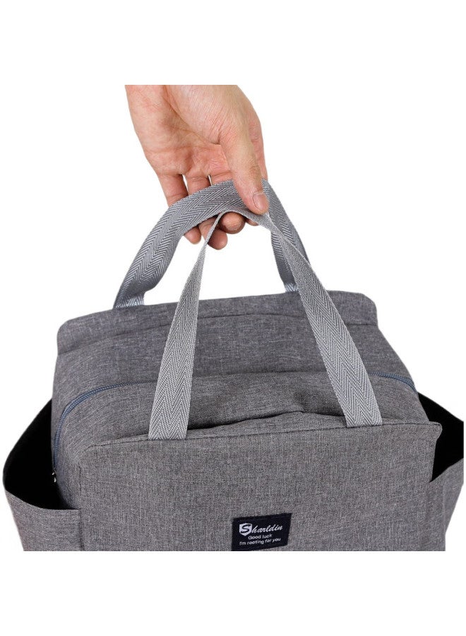 Mengting Double-Layer Aluminum Foil Insulated Bag, Picnic Bag, Lunch Box Bag, Meal Bag, Student Lunch Bag, Waterproof Thickened Food Bag - Image 2