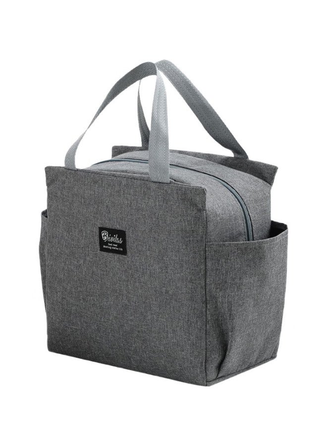 Mengting Double-Layer Aluminum Foil Insulated Bag, Picnic Bag, Lunch Box Bag, Meal Bag, Student Lunch Bag, Waterproof Thickened Food Bag - Image 1