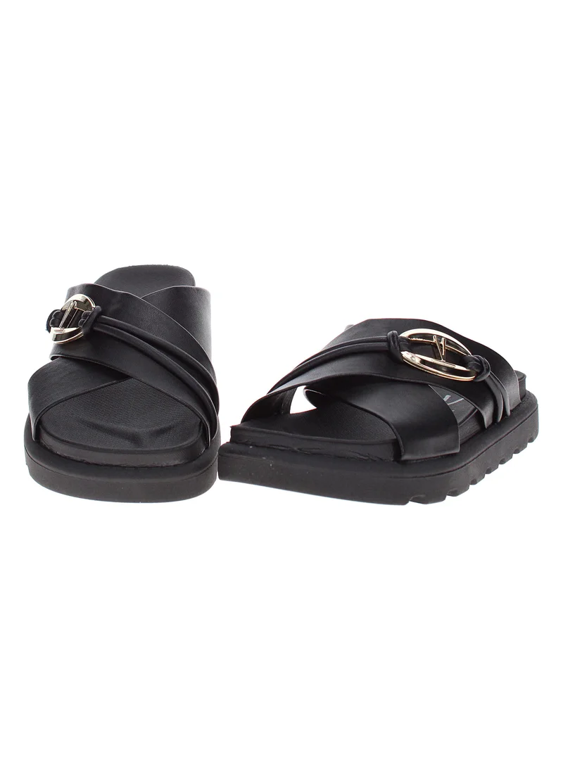 Vizzano Black Flat Sandals for Women – Stylish & Comfortable Everyday Wear for Women | Best Price UAE