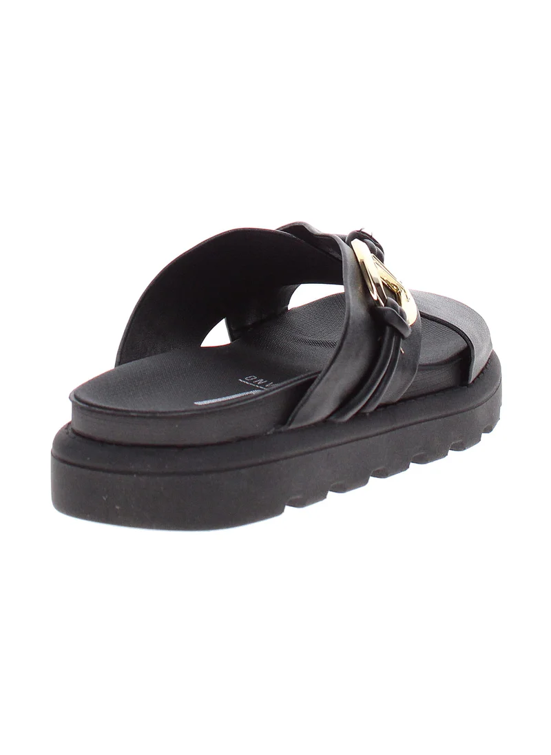 Vizzano Black Flat Sandals for Women – Stylish & Comfortable Everyday Wear for Women | Best Price UAE