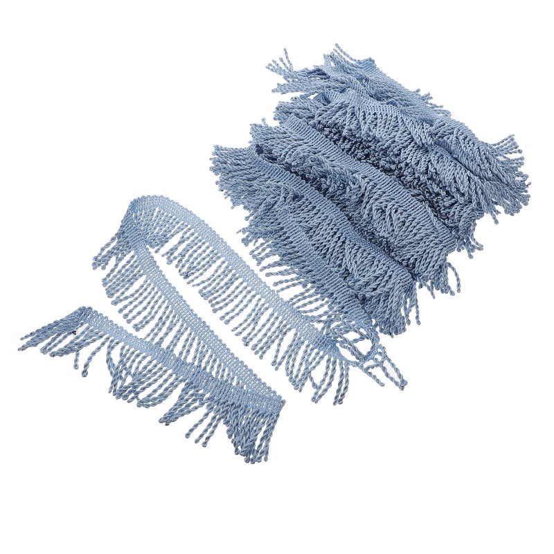 1 Roll Fringed Trim Tassel Trim Elegant DIY Sewing Material for Curtain Making - Image 1