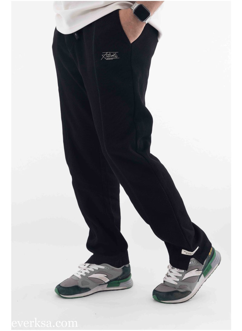 Everest Black Oversized Men's Tracksuit  - Image 2