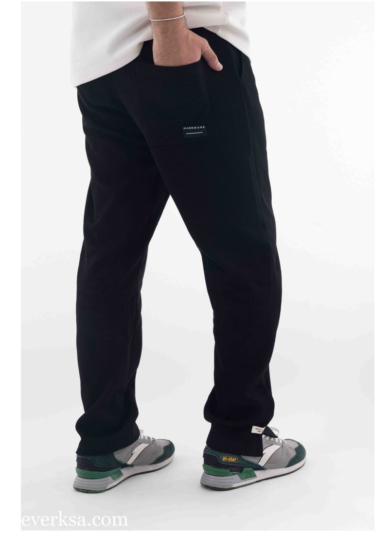 Everest Black Oversized Men's Tracksuit  - Image 3
