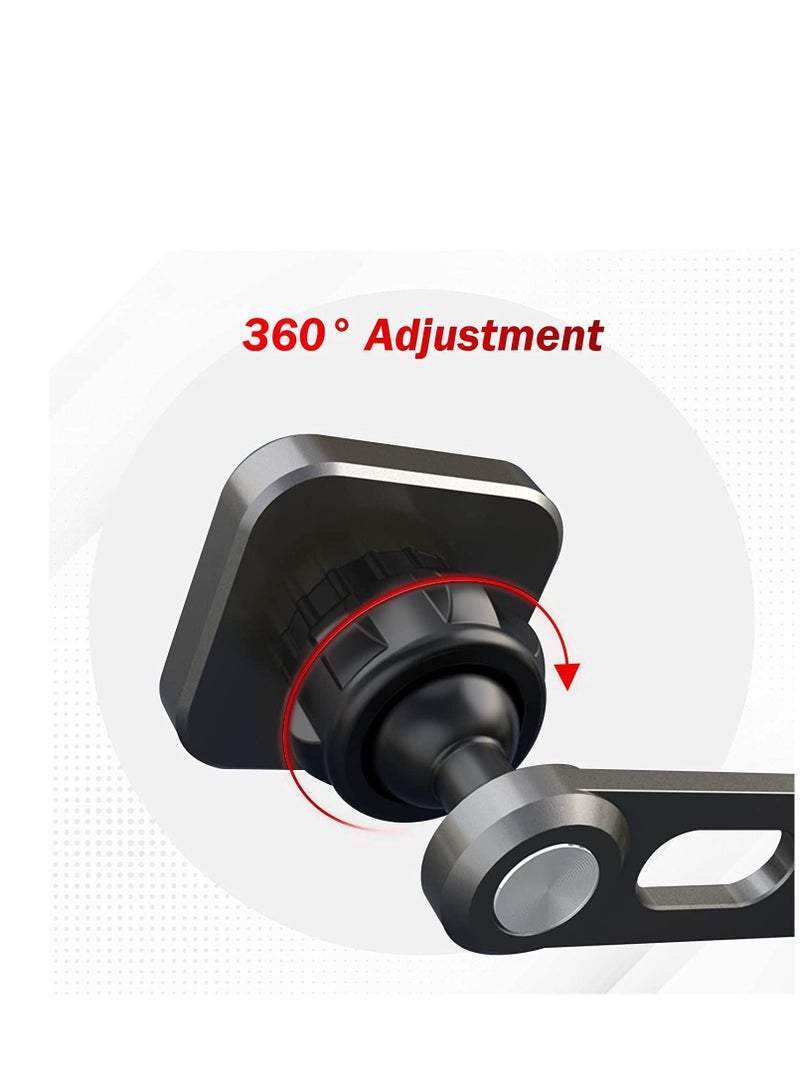 SYOSI Car Magnetic Phone Holder Fit for Tesla Model 3/Y Auto Phone Mount Folding Hiddens Bracket Compatible With Magsafe Cellphone 360° Rotation Invisible Support Gift for Man Woman - Image 2