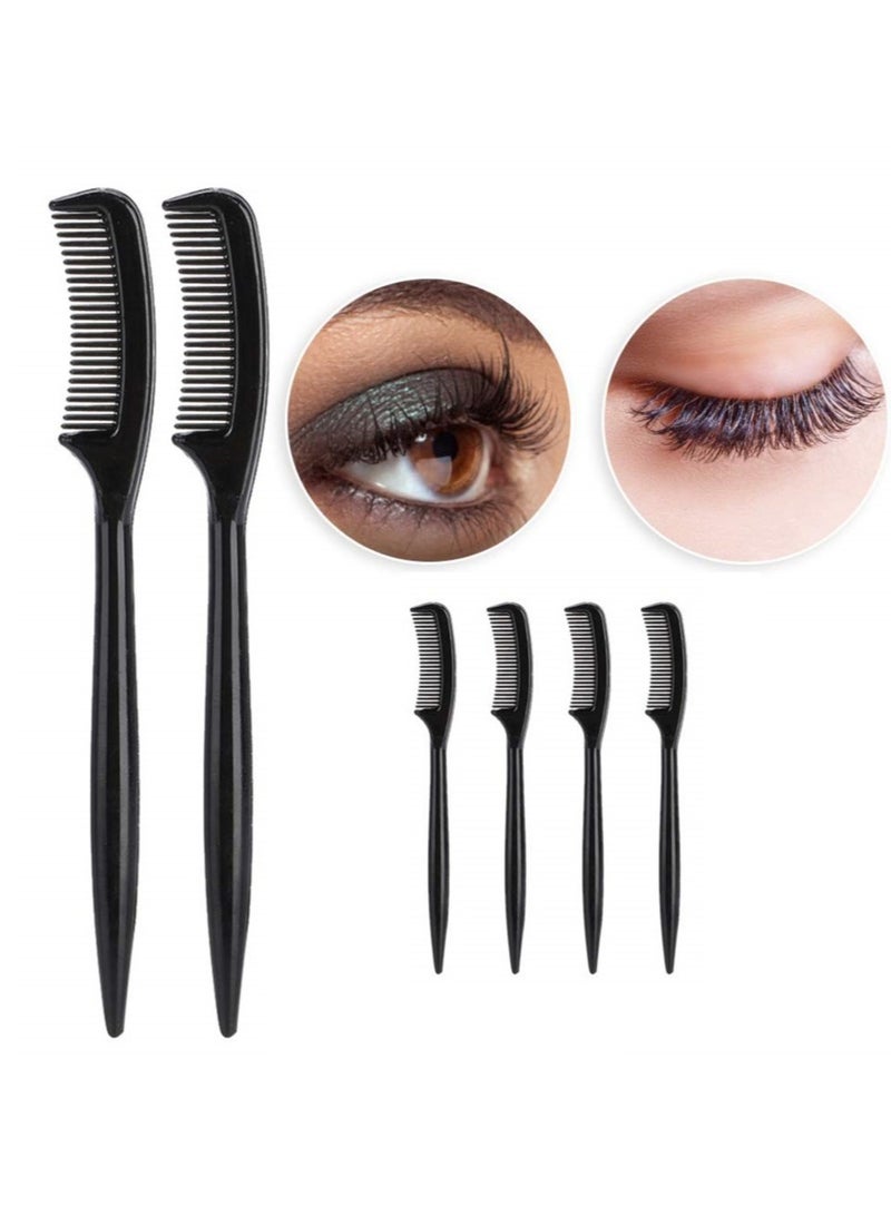 Excefore 10Pcs Eyelash Comb Set Portable Teeth Eyebrow Comb for Mascara Makeup Application Eye Lashes Separator Tool - Image 1
