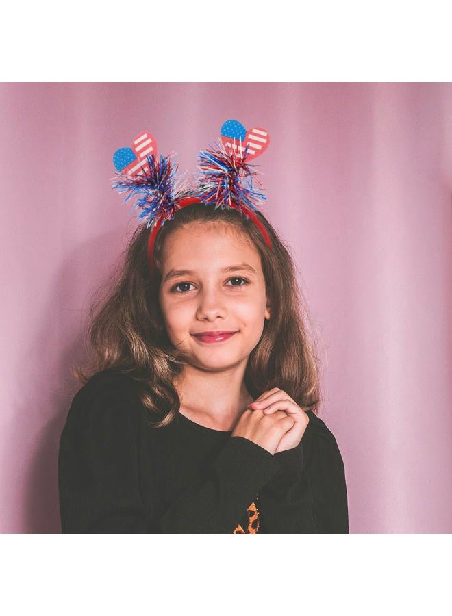 Aceorna 4th of July Headbands Stars Patriotic Head Boppers Independence Day Head Band for Women and Girls (Style F) - Image 4