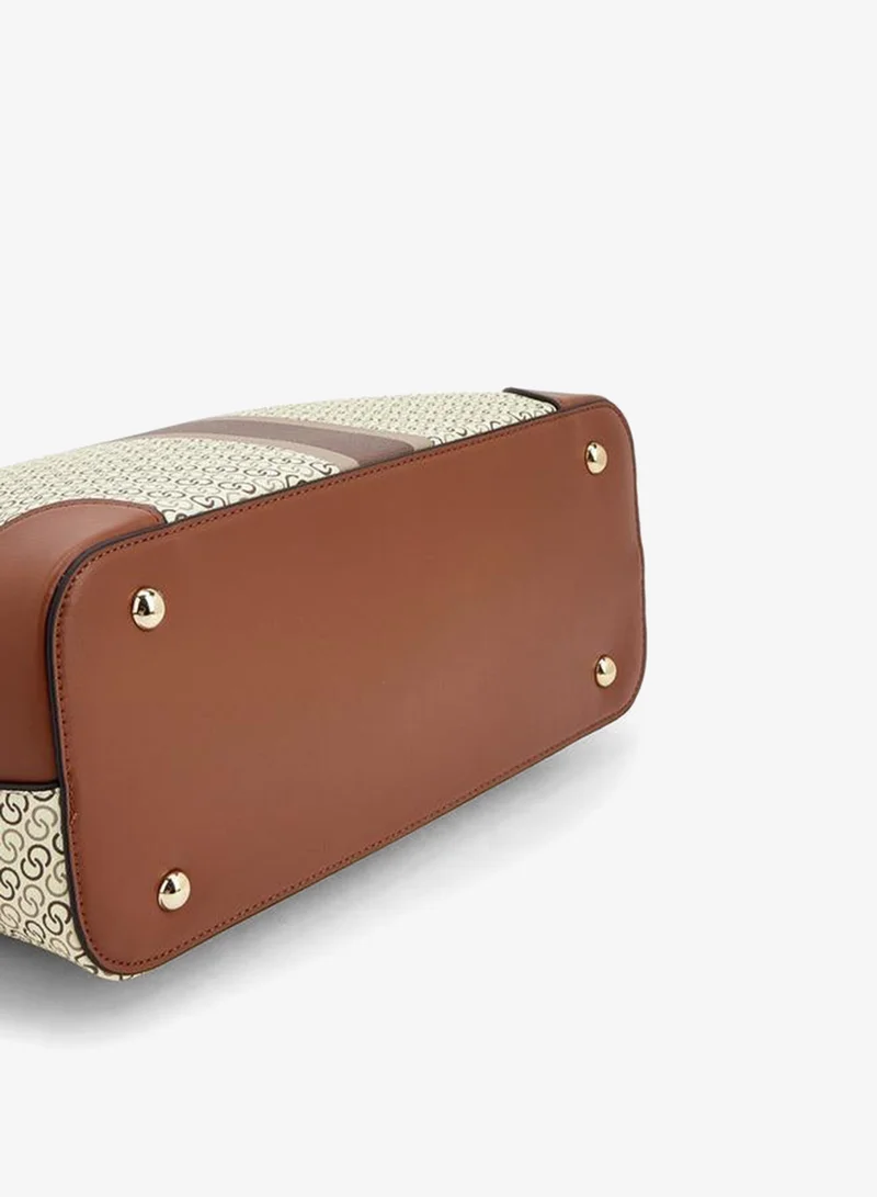 Celeste TAUPE Monogram Tote Bag With Crossbody Bag And Pouch for Women | Best Price UAE