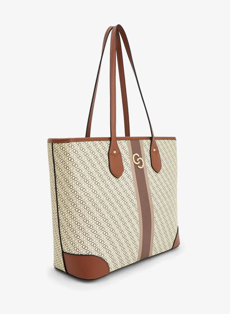 Celeste TAUPE Monogram Tote Bag With Crossbody Bag And Pouch for Women | Best Price UAE