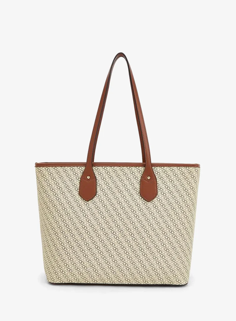 Celeste TAUPE Monogram Tote Bag With Crossbody Bag And Pouch for Women | Best Price UAE