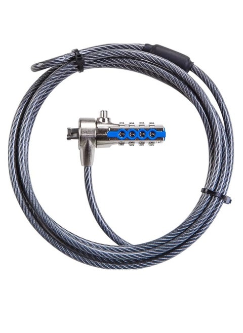 Targus DEFCON T-Lock Resettable Combination Cable Lock for Laptop Computer and Desktop Security Cable (PA410E)