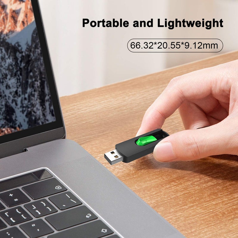 Aiibe 64 GB Flash Drive USB Flash Drive 64GB Thumb Drive USB 2.0 Memory Stick Zip Drive Backup Jump Drive Single 64GB 64G USB Drive for PC Laptop - Image 2