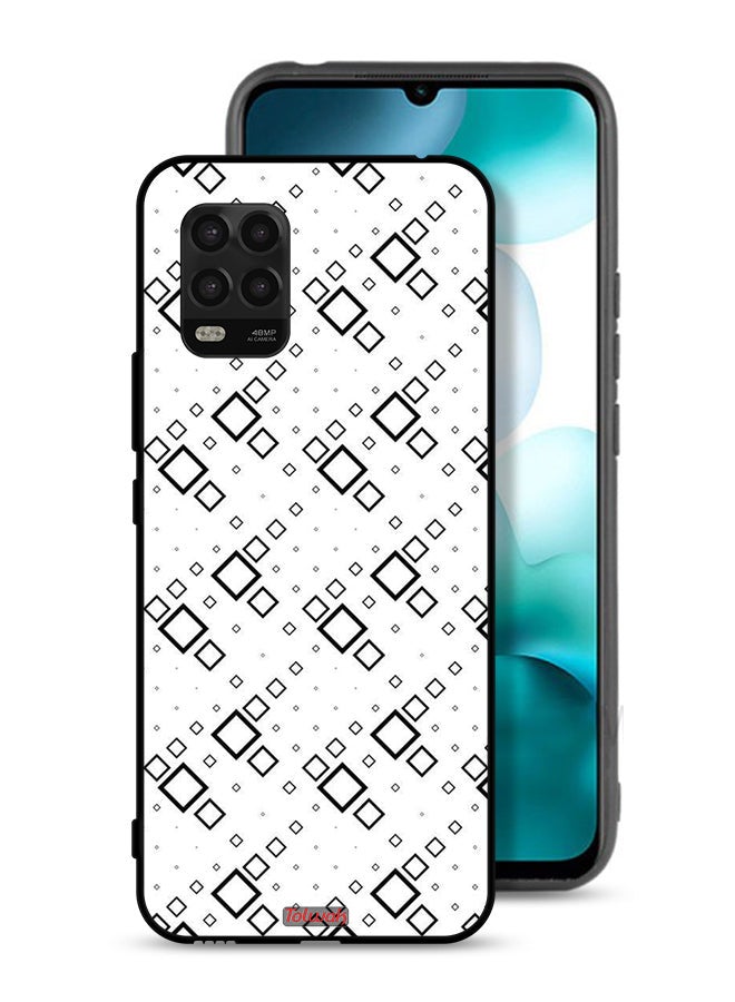 Tolwak Xiaomi Mi 10 Lite 5G Protective Case Cover Square Abstract Digital Art - Image 1