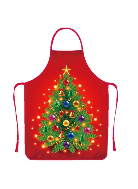 Cross-border e-commerce new Christmas decorations printed snowman Christmas apron Christmas party atmosphere decorations C Christmas tree