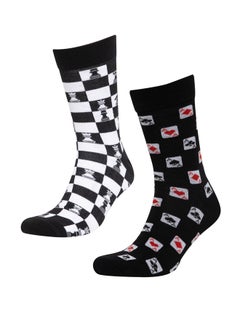DeFacto Man High Cut Socks - 2 Pack  - Image 1