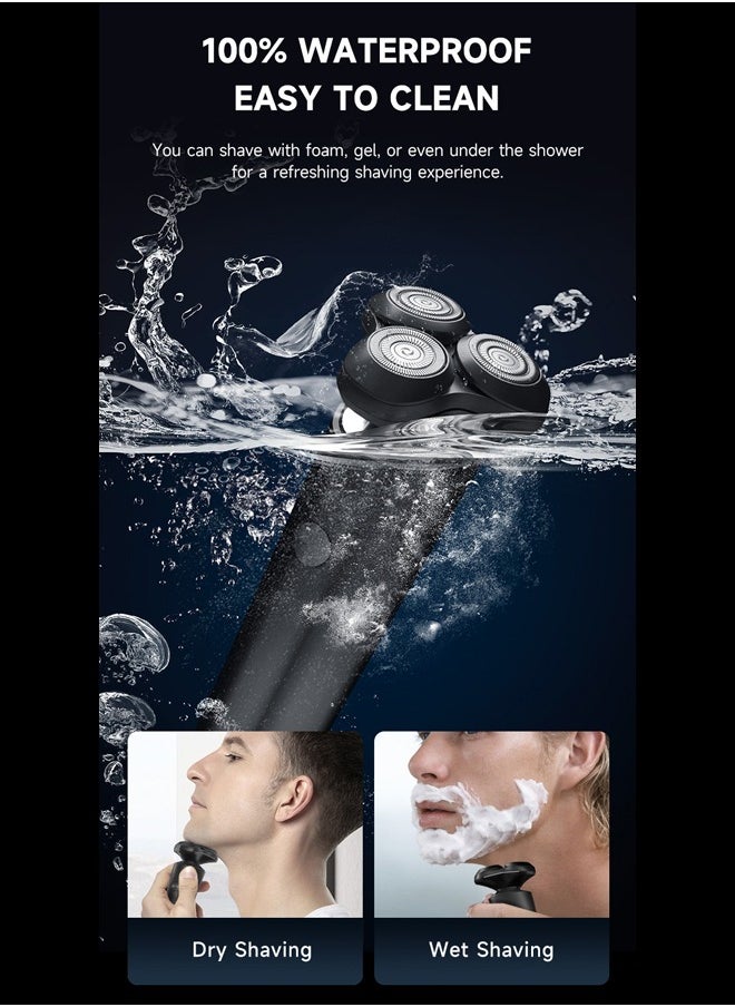 ENCHEN - Electric Shaver X8 Waterproof 3D Floating Beard USB Type-C Rechargeable Wet-Dry Dual Use Professional Razor - Image 1