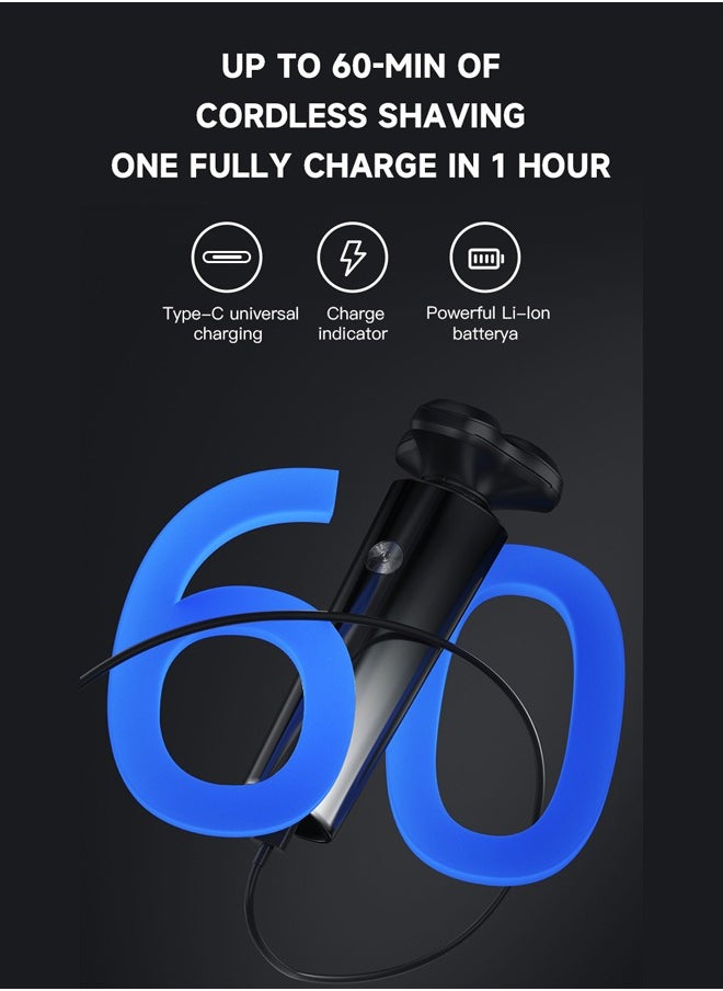 ENCHEN - Electric Shaver X8 Waterproof 3D Floating Beard USB Type-C Rechargeable Wet-Dry Dual Use Professional Razor - Image 1