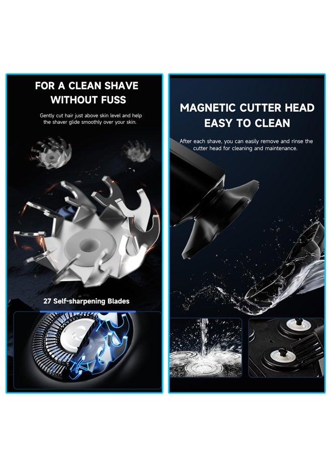 ENCHEN - Electric Shaver X8 Waterproof 3D Floating Beard USB Type-C Rechargeable Wet-Dry Dual Use Professional Razor - Image 1