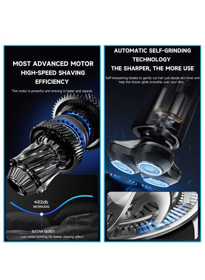 ENCHEN - Electric Shaver X8 Waterproof 3D Floating Beard USB Type-C Rechargeable Wet-Dry Dual Use Professional Razor - Image 1
