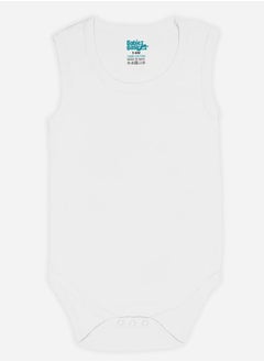Babies Basic Pack of 6 - Solid Combed Cotton Sleeveless Bodysuit  - Image 2